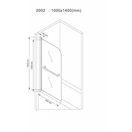 Buylando – Glaswerk Westfalen - 100x140 cm Badewannenaufsatz