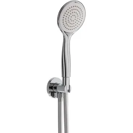 Herzbach Living Spa Brausegarnitur mit Wandanschlussbogen und Halter, 1 Strahlart, 11.620224.4.01