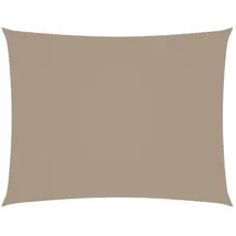 vidaXL Sonnensegel Oxford-Gewebe Rechteckig 2x3,5 m Taupe