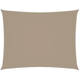 vidaXL Sonnensegel Oxford-Gewebe Rechteckig 2x3,5 m Taupe