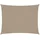 vidaXL Sonnensegel Oxford-Gewebe Rechteckig 2x3,5 m Taupe