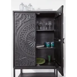 GUTMANN FACTORY Highboard 90 x 42 x 160 cm Schwarz