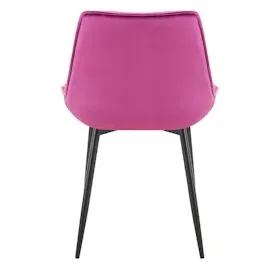 CLP 2er Set Esszimmerstuhl Wallace Samt lila