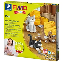 STAEDTLER Modelliermasse FIMO® kids Cat mehrfarbig