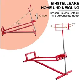 Costway Hebevorrichtung Reinigungshilfe Rasentraktor Rasentraktorheber Heber 400kg stufenlos verstellbar