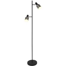 Steinhauer Stehleuchte 155,0 cm Metall schwarz