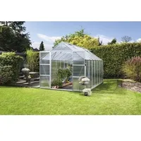 Gewächshaus Vitavia Uranus 11500 Hohlkammerplatten 4 mm inkl. Fundament 257x445