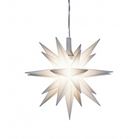 Herrnhuter Stern LED, vormontiert, weiß, Kunststoff, A1e - D: 13cm