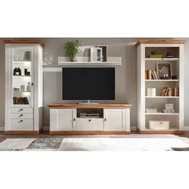 furn.design Wandboard 146 x 20 x 20 cm Weiß