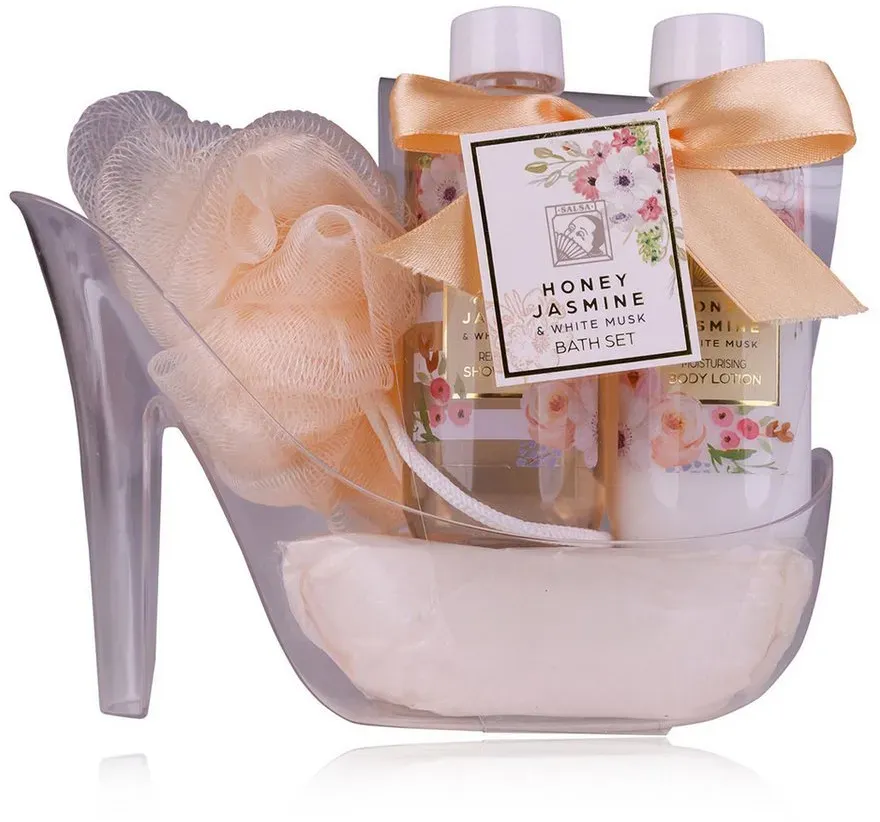 Preisvergleich Produktbild ACCENTRA Pflege-Geschenkset Honey Jasmin, in einem Plastikschuh