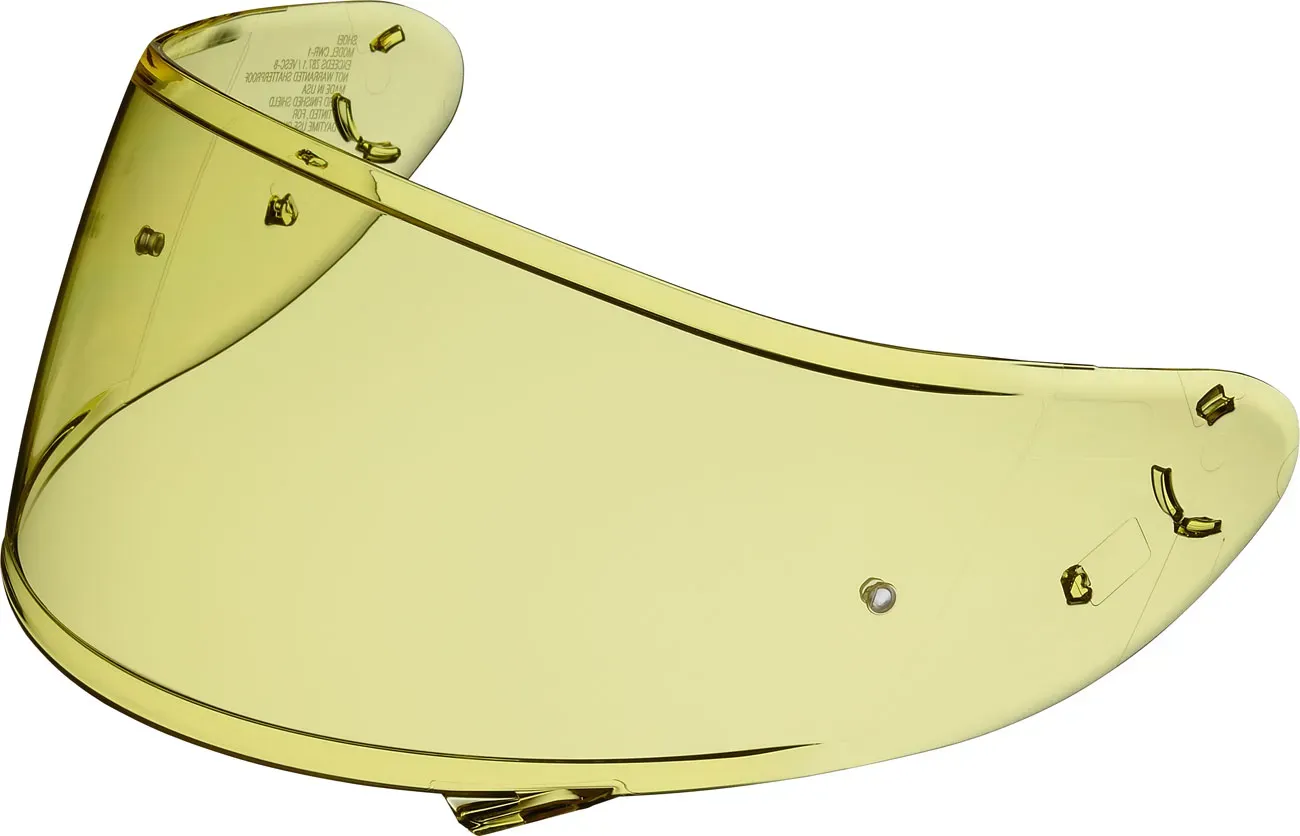 Shoei CWR-1, visior haute définition - Jaune Teinté (High Hefiniton)