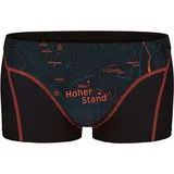 Ein schöner Fleck Erde Boxershorts Schwarz / Türkis / Orange L 2er Pack