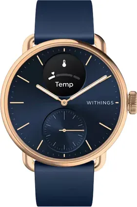 Withings Scanwatch 2 Hybrid Smartwatch Scanwatch 2 - 38mm HWA10-MODEL 6-ALL-IN - blau - 38mm