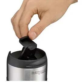 Thermos Thermobecher 0,4 l Schwarz/Silber