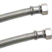 KLASEBO® Panzerschlauch 3 4 Zoll, Dvgw, Edelstahlumflechtung, Flexibel
