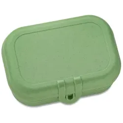Koziol Lunchbox PASCAL S, spülmaschinengeeignet, Hochwertige Brotdose für den täglichen Gebrauch auf der Arbeit, Farbe: grün