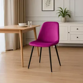 CLP Esszimmerstuhl Maryam lila/Samt