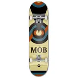 Mob Skateboards Skateboard Eyechart 8.0 Complete - Komplettboard 31.875 x 8 Zoll (fertig montiert -, 1-St., Auge - Gelb, Schwarz, Blau und Braun), Holzboard aus Ahornholz - Skateboard für Jugendliche, Erwachsene blau|braun|gelb|schwarz