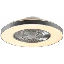 QAZQA Climo 60 cm Deckenventilator Silber