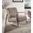 W.Schillig Cocktailsessel quadroo Leder 65 x 82 x 82 cm Braun mit Kissen