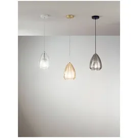 Fabas Luce Britton 1-flg. 40W 30 cm grau transparent