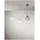 Fabas Luce Britton 1-flg. 40W 30 cm grau transparent