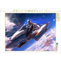 Calvendo Puzzle Uneinholbar - Anime Science Fiction Speeder 1000