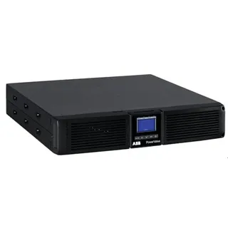 ABB PowerValue 11RT Unterbrechungsfreie Stromversorgung (UPS/USV) Doppelwandler PowerValue 2kVA (4NWP100201R0001), 7 Minuten, Schwarz
