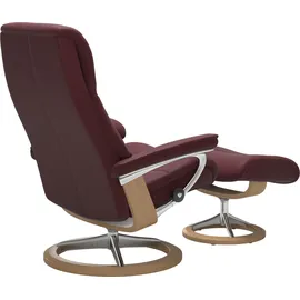 Stressless Stressless® Fußhocker »View« mit Signature Base,Gestell Eiche rot