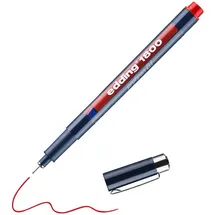 edding 1800 profipen Fineliner rot 0,25 mm, 1 St.
