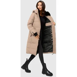 Marikoo Mantel Zuraraa XVI taupe / schwarz XS