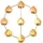 Marrakesch Orient & Mediterran Interior Wandkerzenhalter Orientalischer Wandkerzenhalter Bohos Motiv 3 modern aus Metall 40 cm (1 St) goldfarben