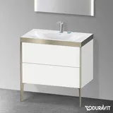 Duravit XViu Waschtisch mit Unterschrank, 2 Auszüge, XV4710EB118P,