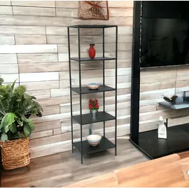 DanDiBo Ambiente Standregal 170 x 50 x 35 cm Schwarz