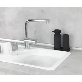 Wenko Easy Squeez-e Spülstation Schwarz