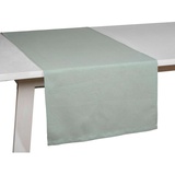 Pichler Tischläufer, Jadegrün, Uni, rechteckig, 50x150 cm, Wohntextilien, Tischwäsche, Tischläufer