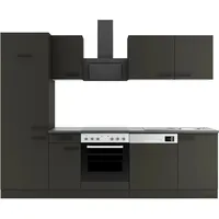 OPTIFIT Küchenzeile Madrid420 270 cm grau
