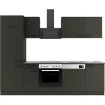 OPTIFIT Küchenzeile Madrid420 270 cm grau