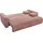 ed exciting design "Bullet", rot (coral), B:235cm H:88cm T:120cm, 95% Polyester, 5% Polyamide, Sofas, Schlafsofa, mit Bettkasten & 2 Zierkissen