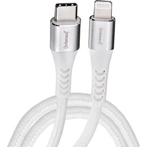 Intenso Ladekabel C315L, weiß, USB C auf Apple Lightning, 1,5m