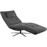 Kawola Relaxliege, Anthrazit, Schwarz, Textil, Echtholz, 1-Sitzer, Füllung: Komfortschaum, 82x115x156 cm, Wohnzimmer, Sessel, Relaxliegen
