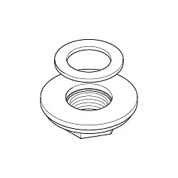 Dornbracht Gegenverschr.g 1/2 stv 1/2 0423100100490 ERSATZTEILE 04231001004 D 45 mm, 1/2"