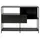 Actona Seaford Raumteiler 114 x 35 x 78 cm Schwarz