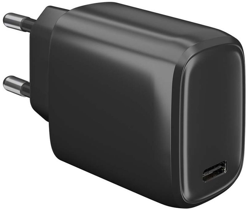 Ladegerät für Meizu Gree Tosot G7 in Schwarz mit 1x USB-C Anschluss 20 Watt USB Netzteil Schnellladegerät Netzstecker