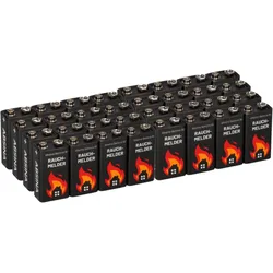 32x 9V-Block Rauchmelder Batterie für Rauchwarnmelder Messgeräte Spielzeuge