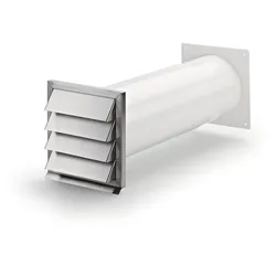 Klima-E 150 Mauerkasten, weiß, Edelstahl 4022039