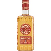 Olmeca Tequila Gold – Aromatischer Agavenbrand mit fruchtig-rauchiger Note – Mexikanischer Schnaps im Eichenfass gereift – 1 x 0,7 l