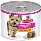 Hill's Science Plan Mature Small & Mini Mousse Huhn Hundefutter nass