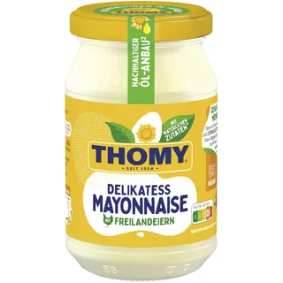 THOMY Delikatess-Mayonnaise 250ml - Glas, 1er Pack (1 x 250ml)