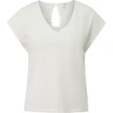 QS T-Shirt Spitzendetail Beige M